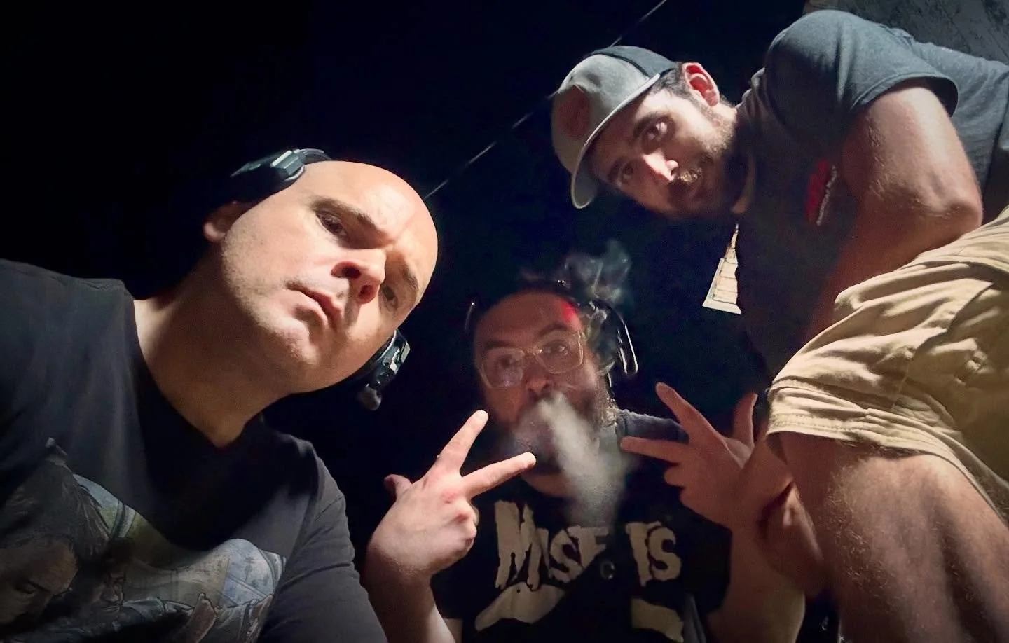 These two rowdy individuals deserve big thanks for being right there for me when I needed them. I enjoyed all the laughs and conversation that we had on set. You are now brothers of mine, much respect. I can&rsquo;t wait to work with you again! @horr