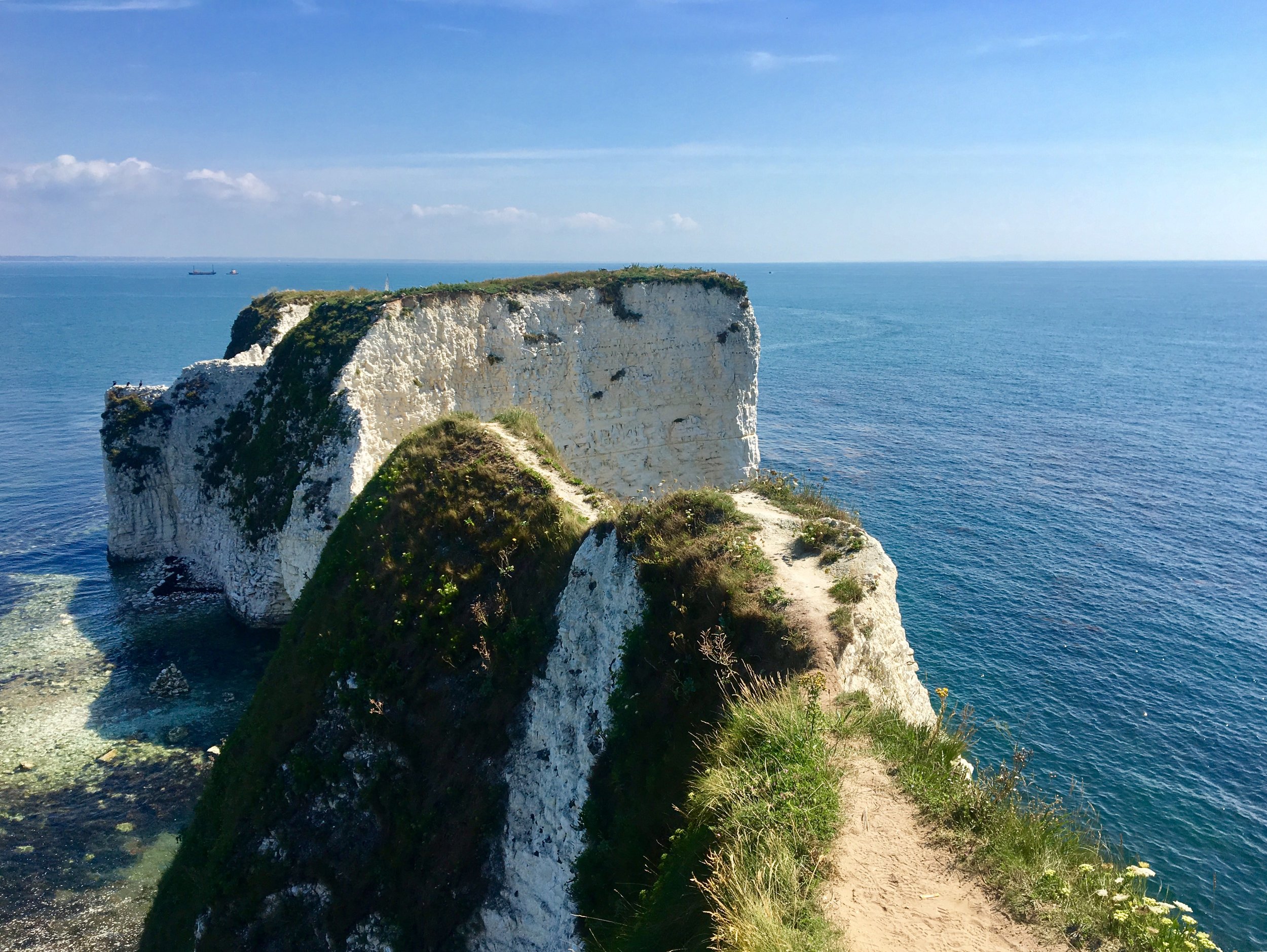 Old Harry's Rocks, a dead end. I checked.