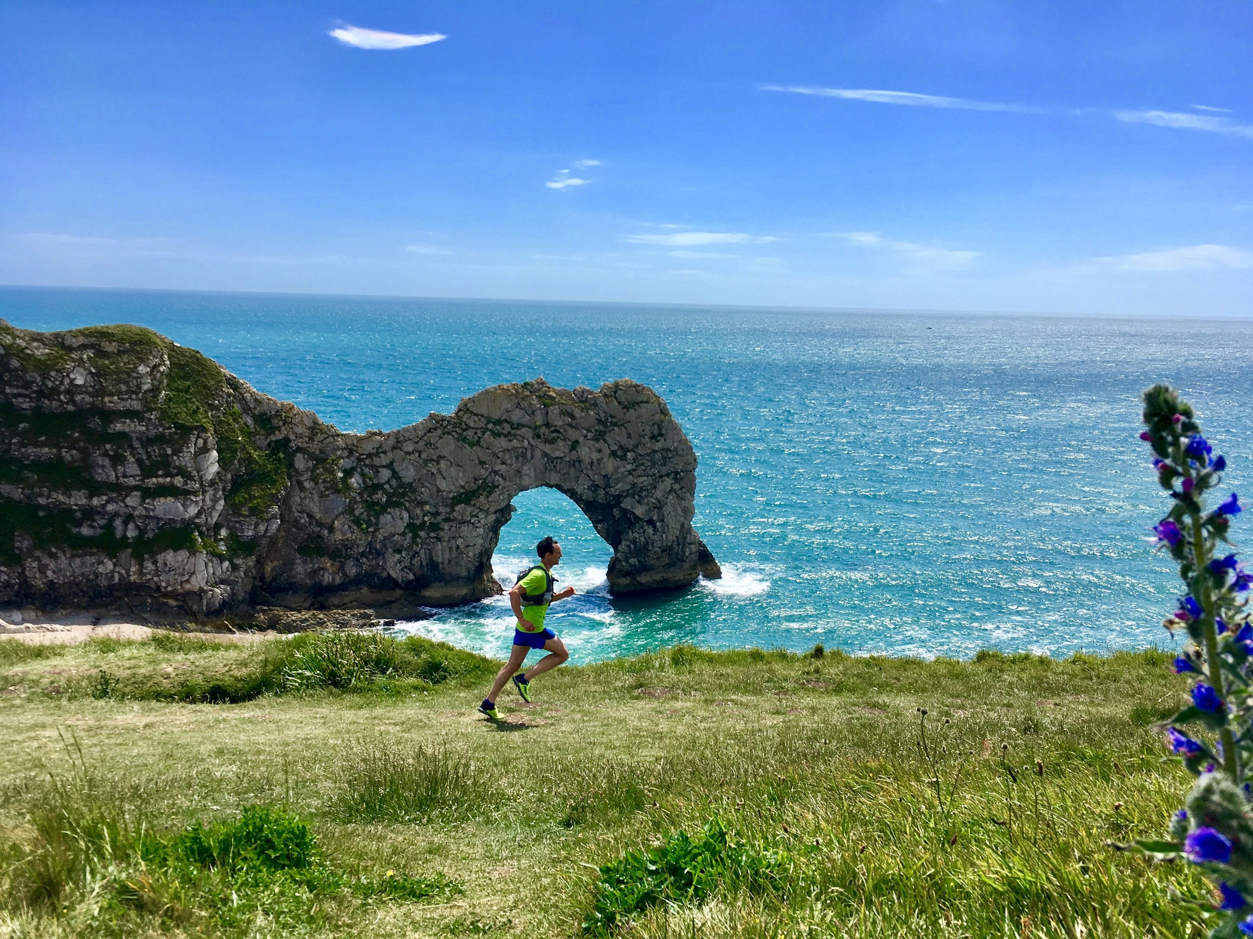 Doordling through Dorset. George's sniper trigger finger button pressing skills.