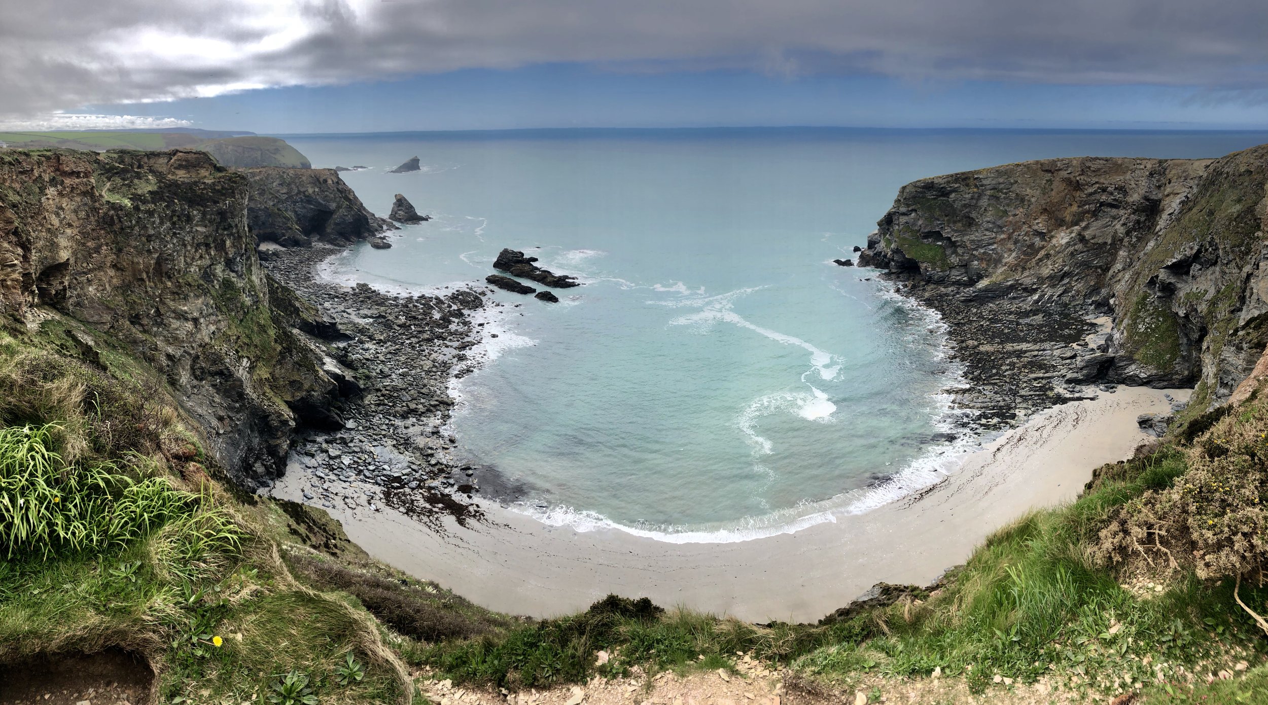 Ultra-violet skies at Porthreath