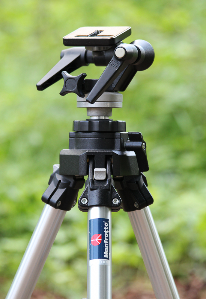 My trusty Manfrotto aluminium 055C tripod.