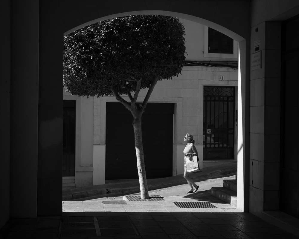 Woman and Tree