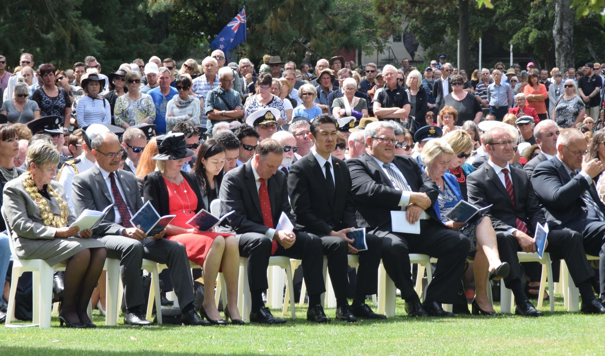  Country's political who's who were in attendance at the Civic Memorial Service 