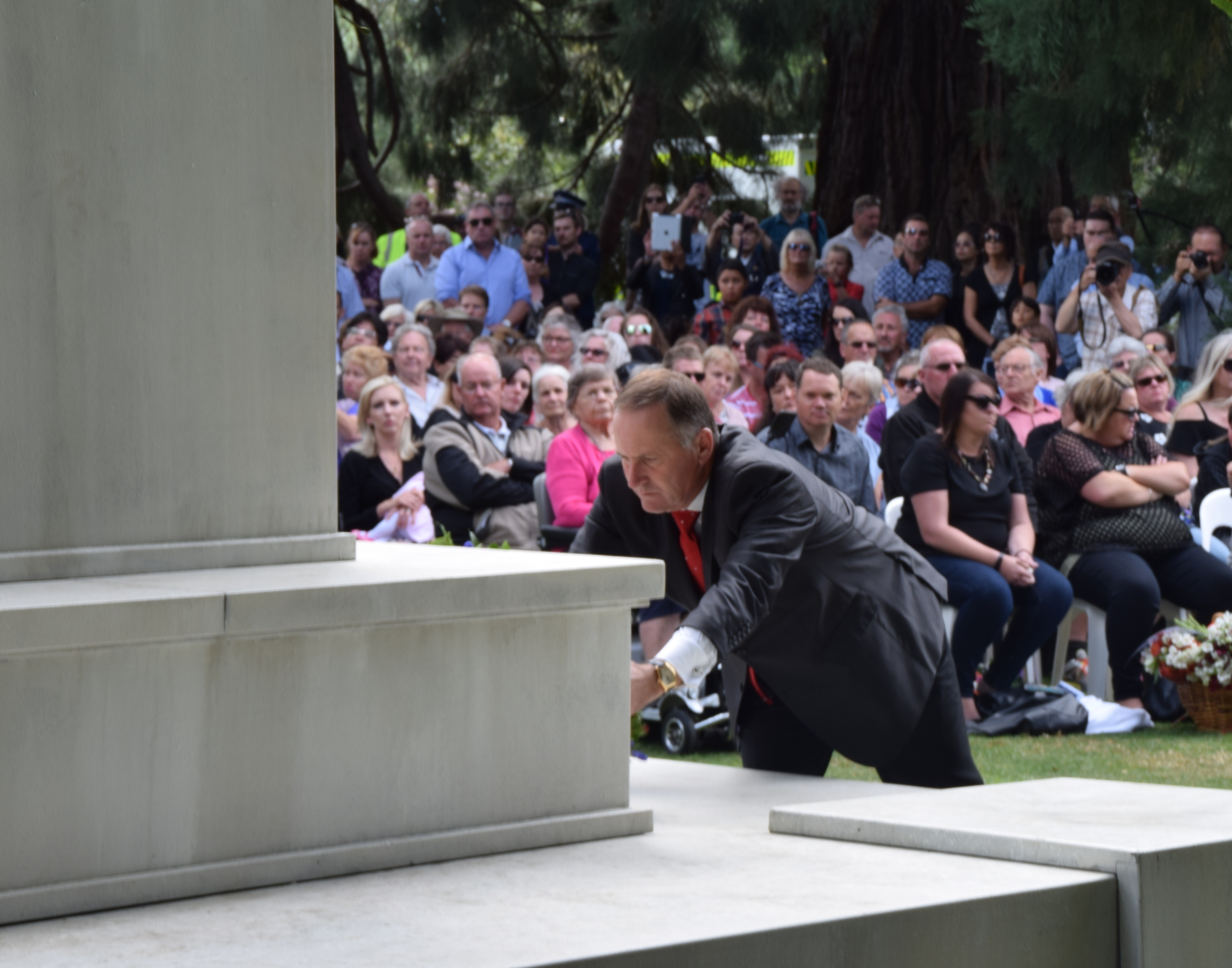  PM John Key led the nation in paying tributes to the victims 