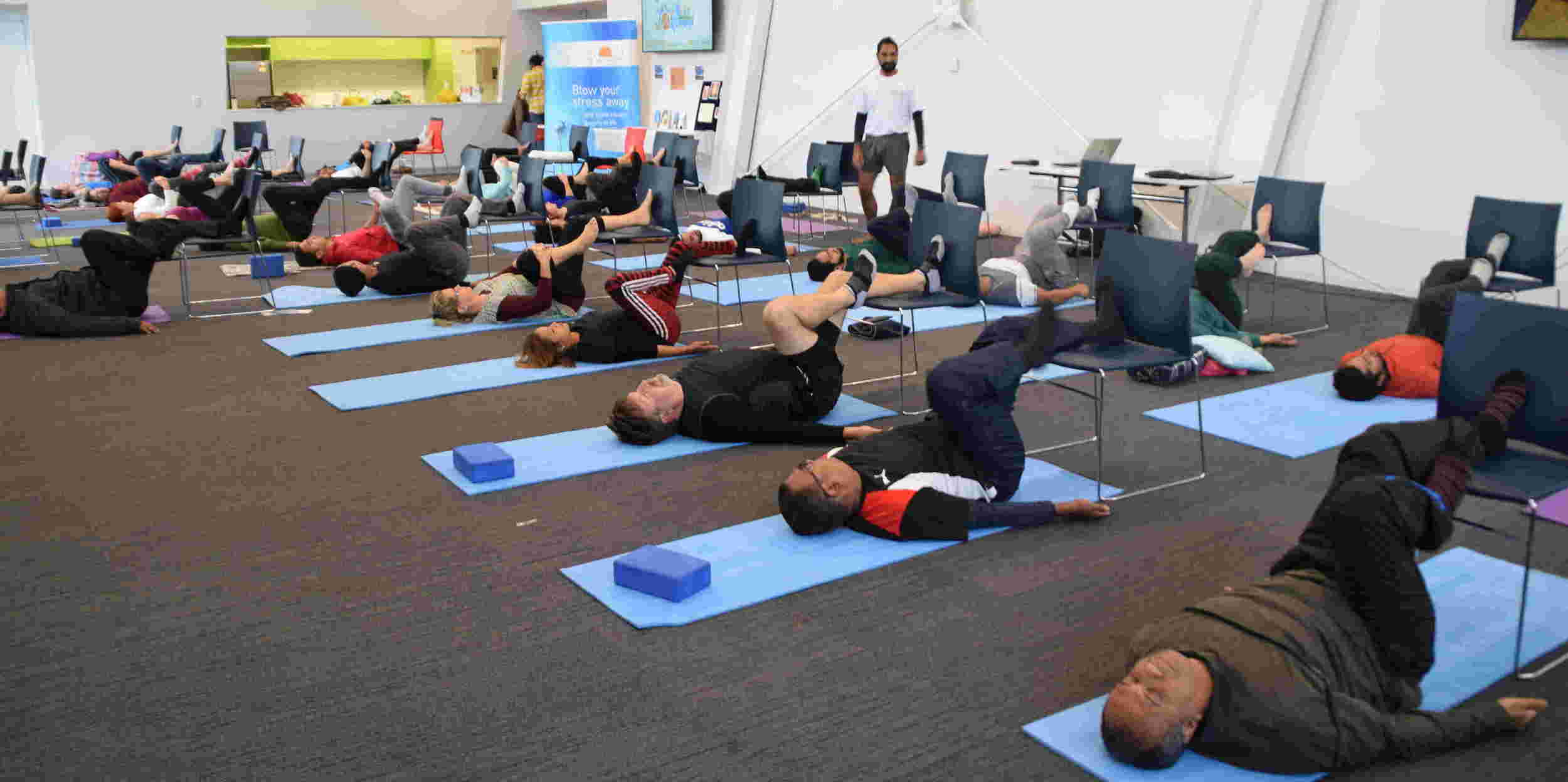 Participants at the International Day of Yoga celebrations in Christchurch