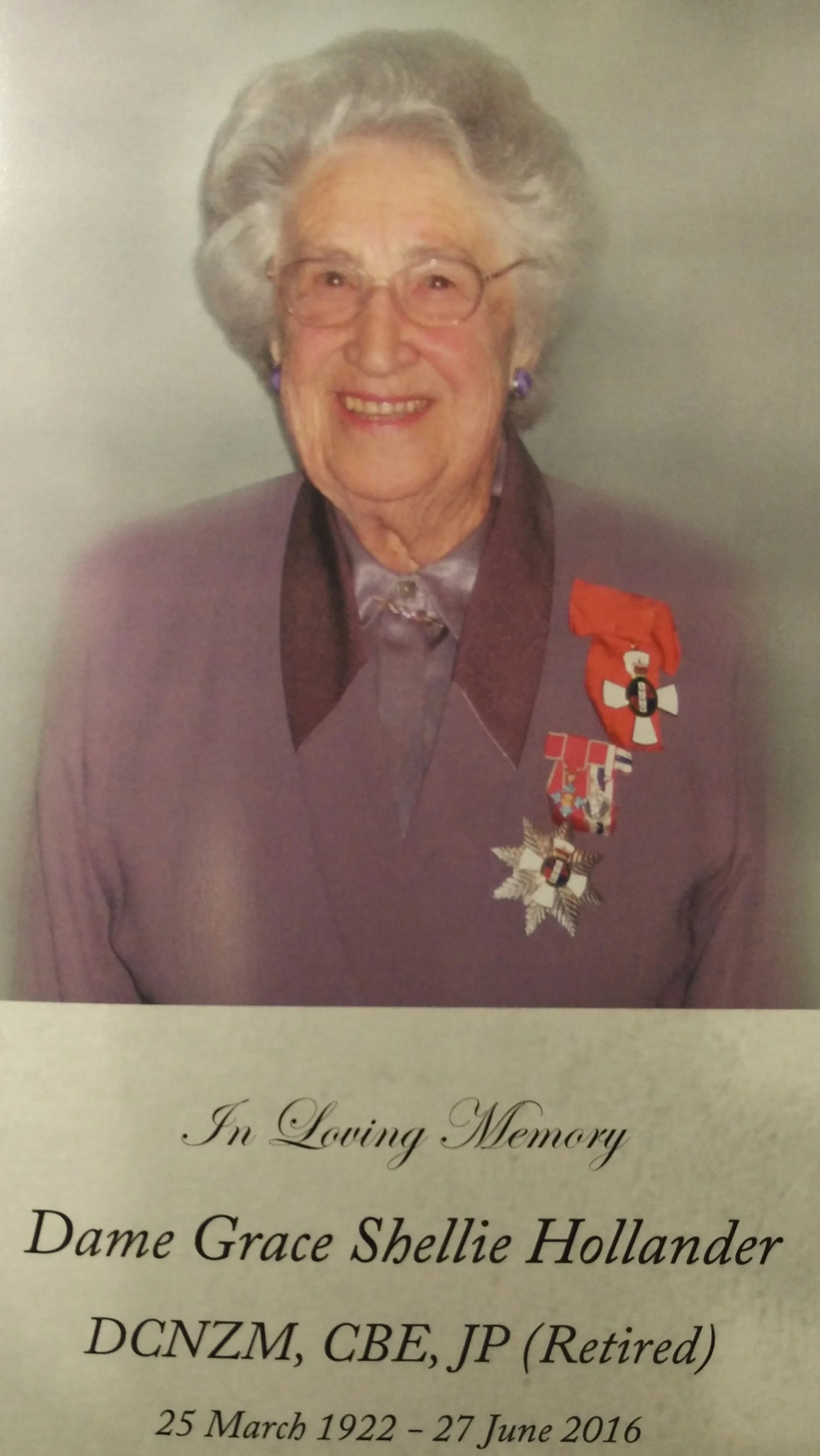 Champion: A loss to the community - Dame Grace Hollander