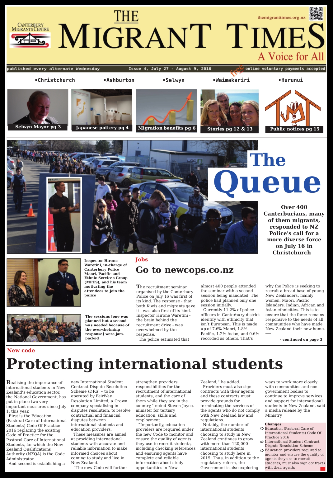 Click on the image to read the pdf version    Issue 4, July 27 - August 9, 2016