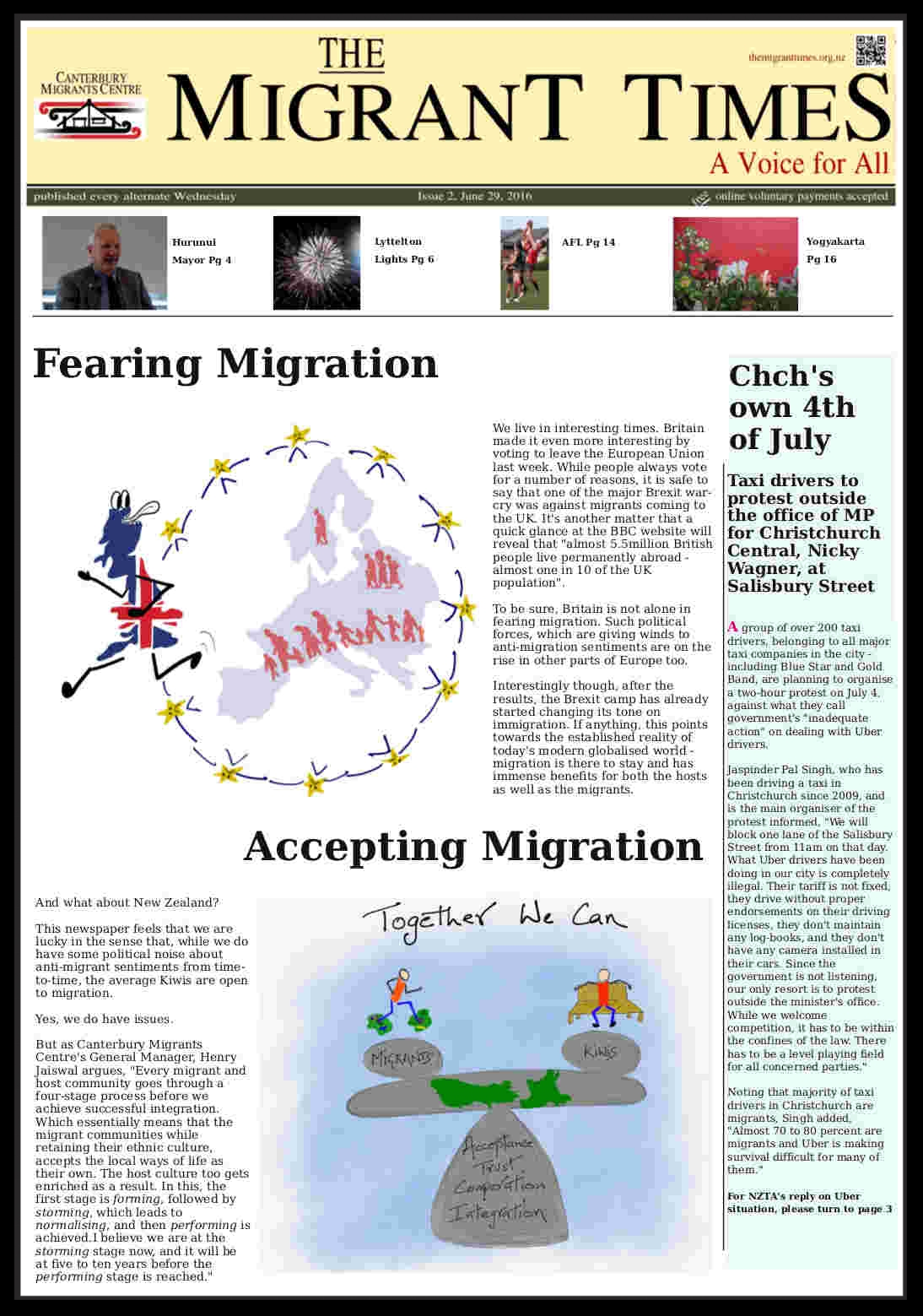 Click on the image to read the pdf version    Issue 2, June 29 - July 12, 2016