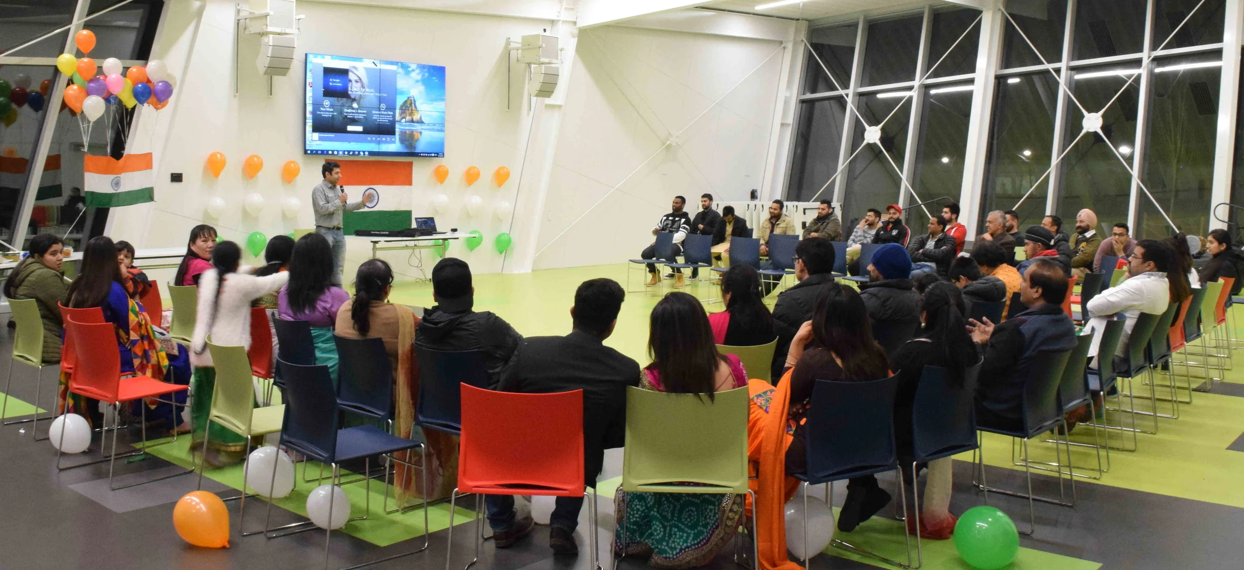 Independence Day celebrations by the Indian Cultural Group, with City Councillor Jimmy Chen as the chief guest