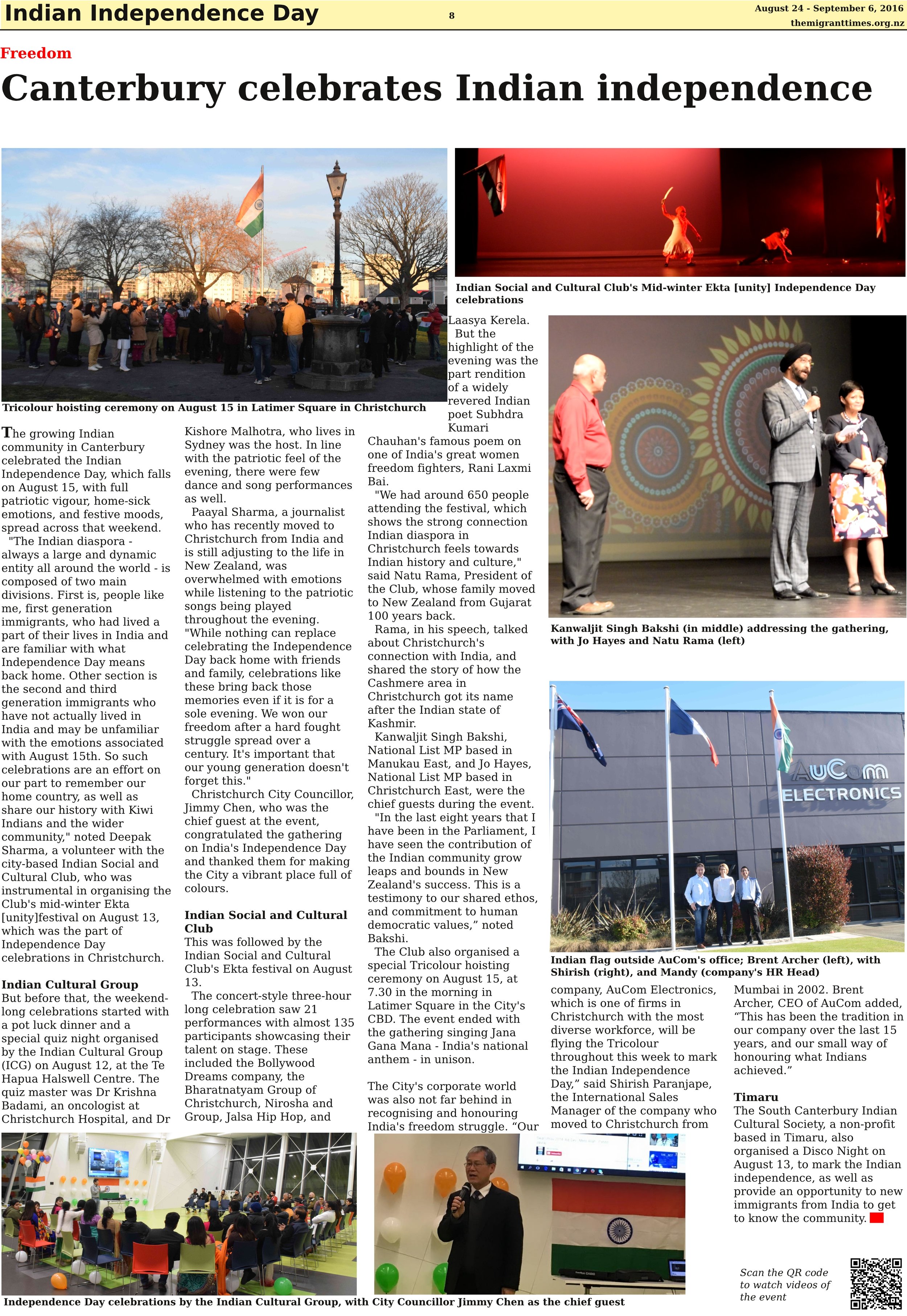  Click on the image to enlarge it and read the printed version of the story. 