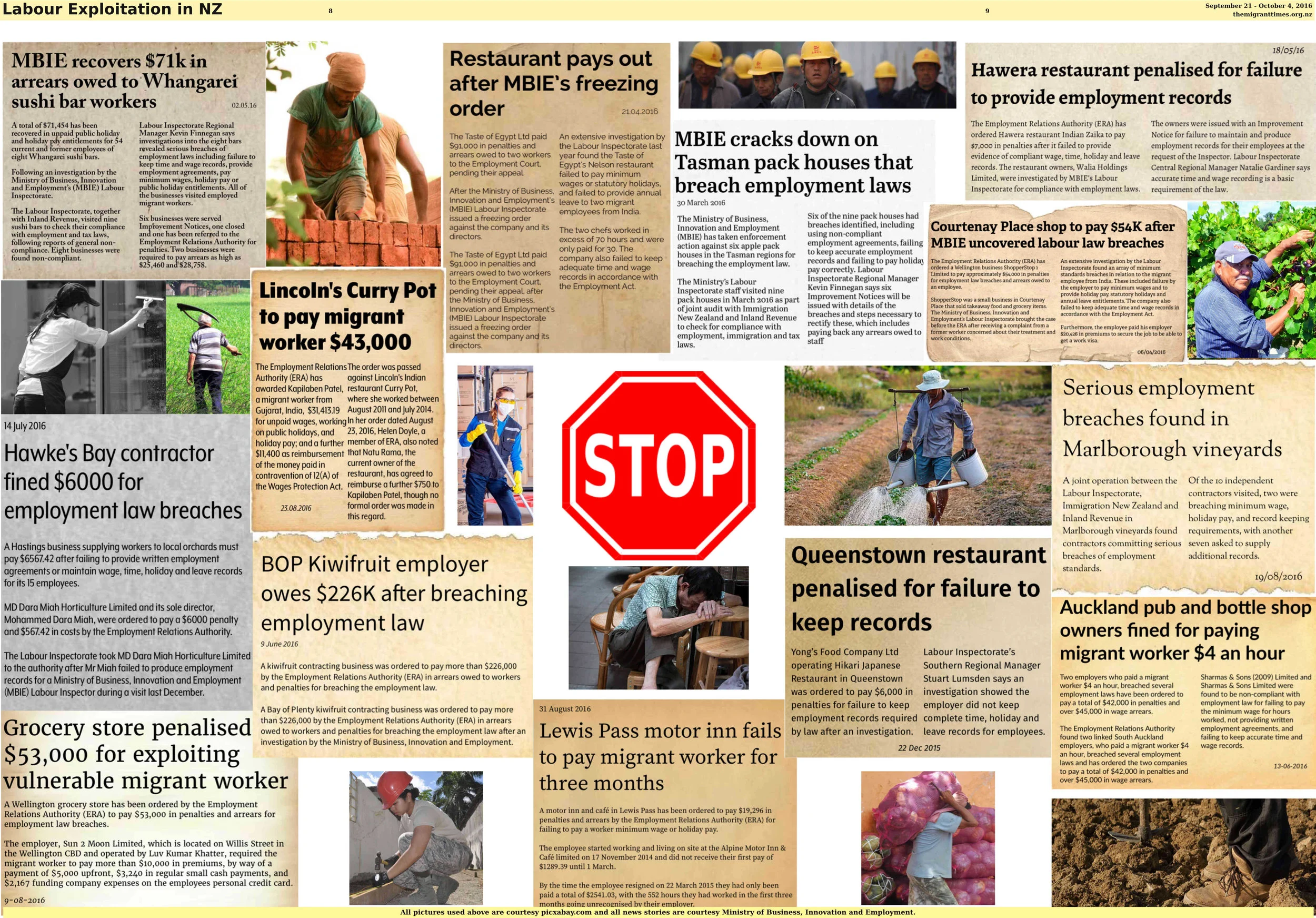 Labour exploitation in NZ