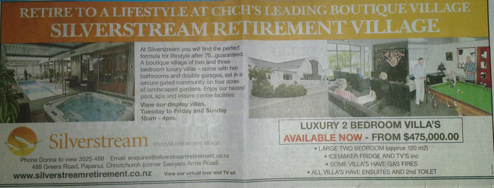 Elderly: Focus on regulating retirement villages