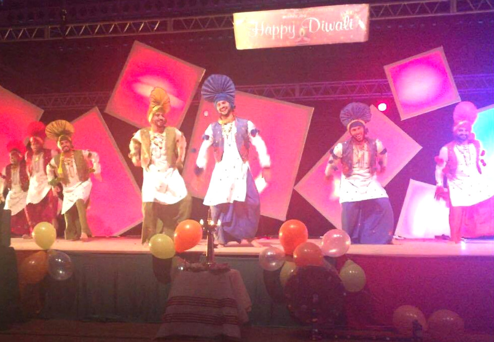 Value Mart-Majha Bhangra Group (above and below) performing at the Diwali festival in Timaru organised by the South Canterbury Indian Cultural Society
