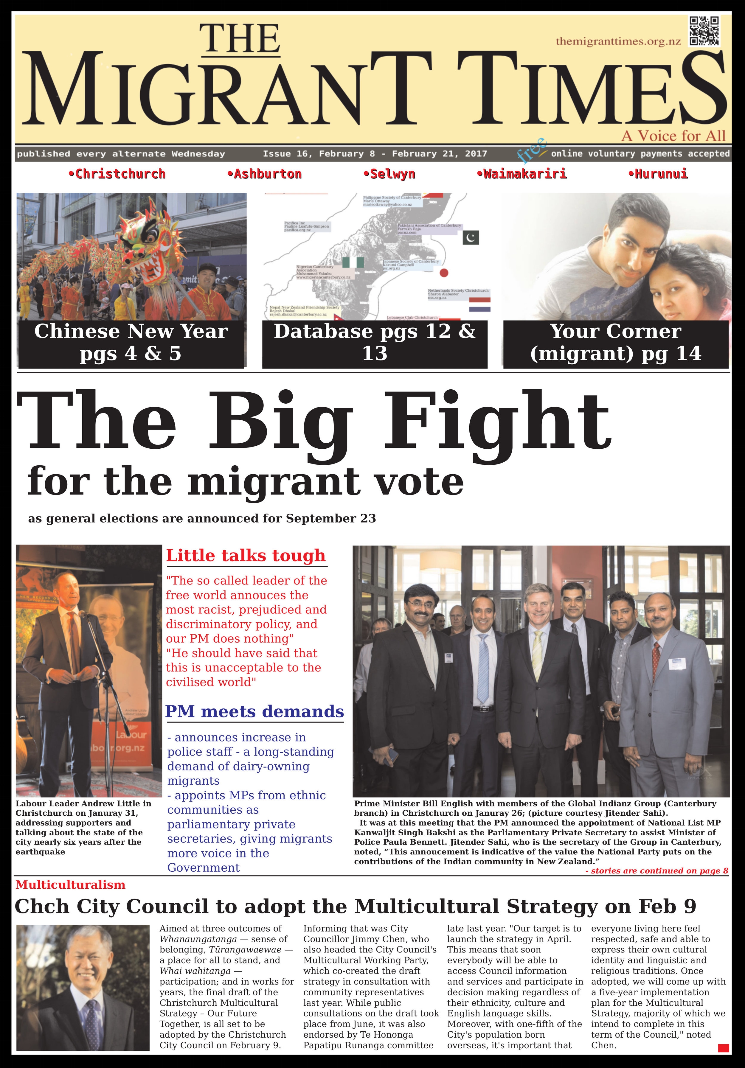 Click on the image to read the pdf version    Issue 16, February 8 - February 21, 2017