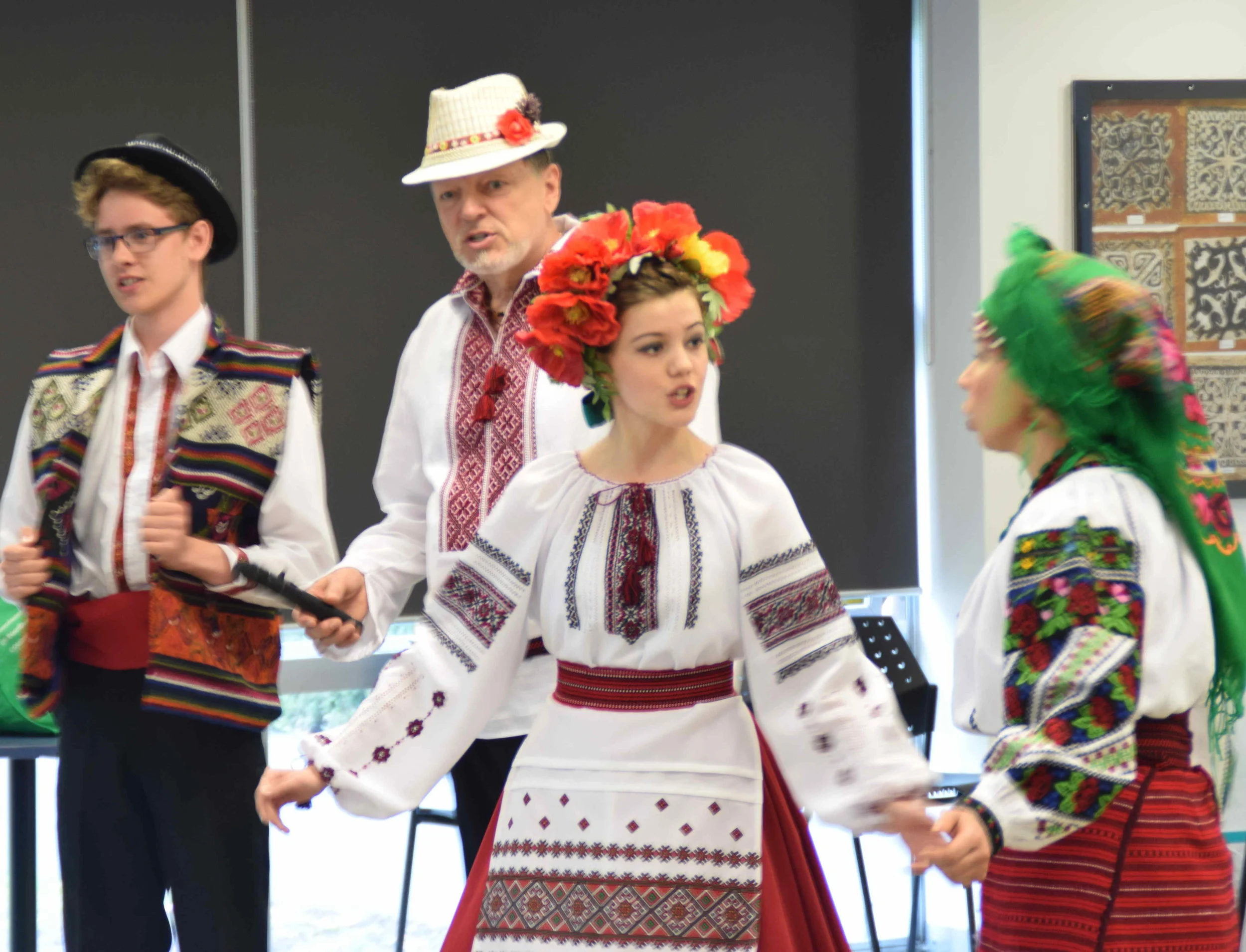 Ukaranian group at the event