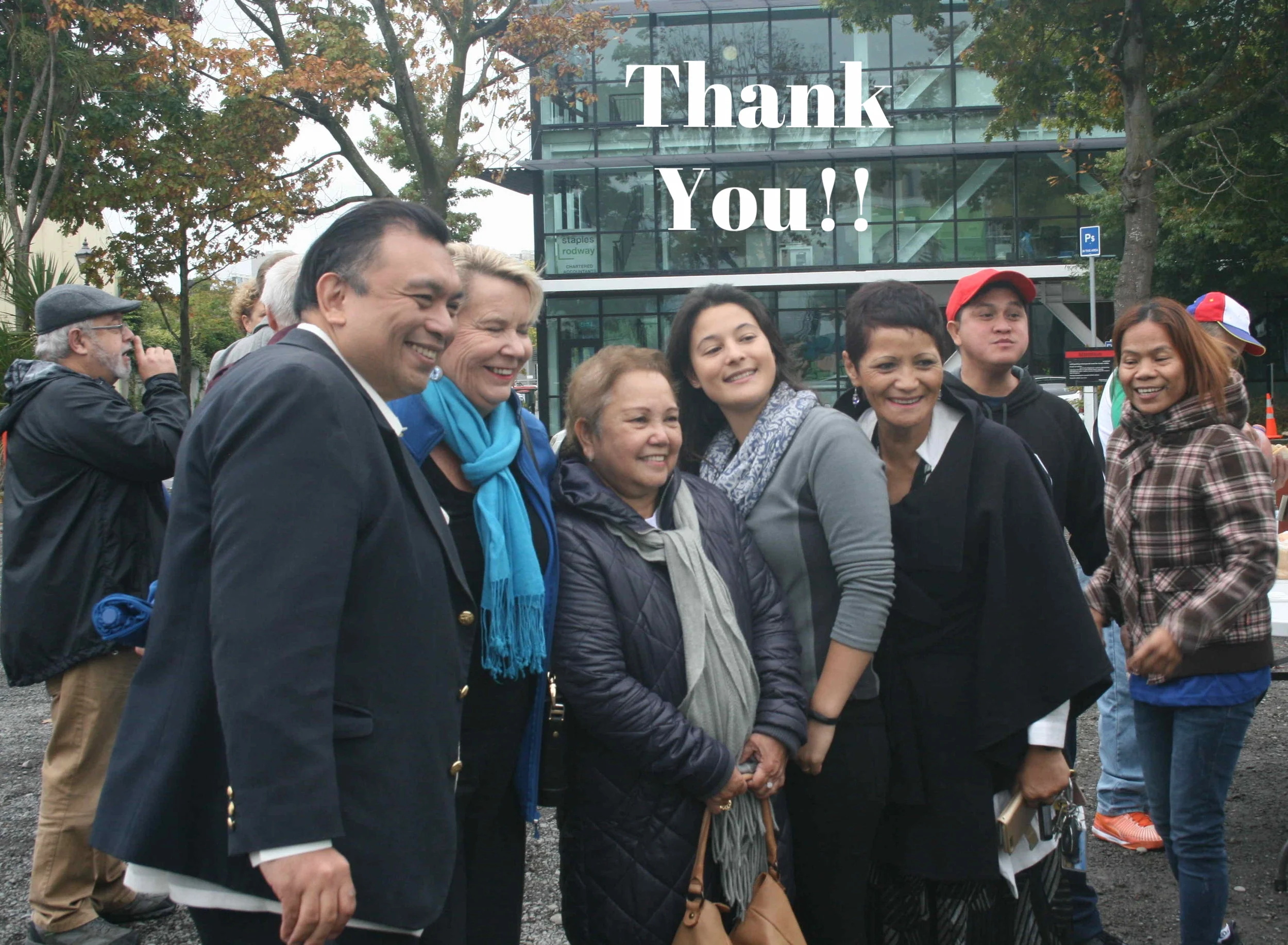Grateful: Christchurch says thank you to the rebuild workers