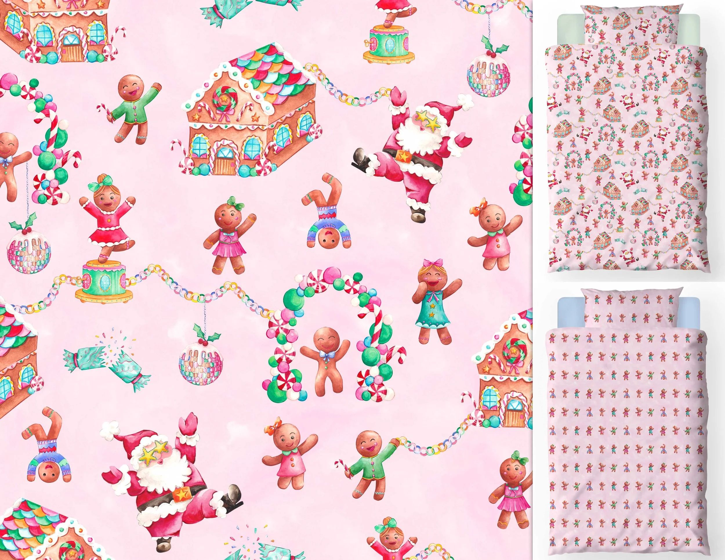 Disco Santa Friends 64x64