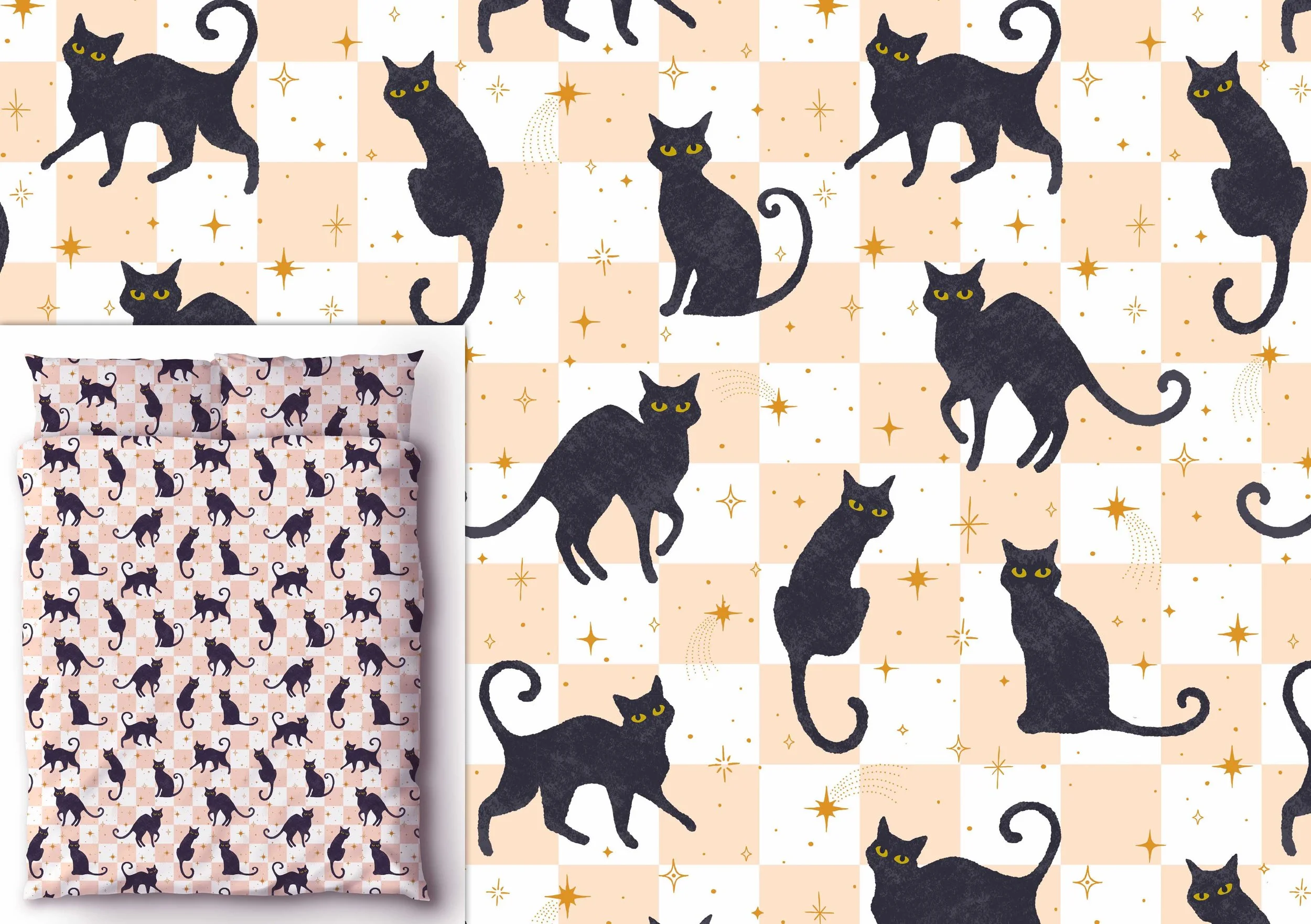 Black Cats 64x64
