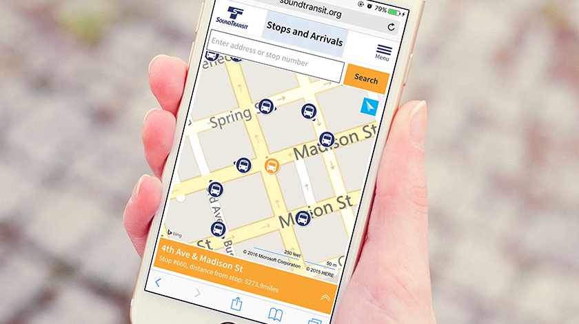 Bus real time information at the touch of a button