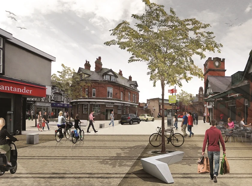 Shared space concept – West Kirby