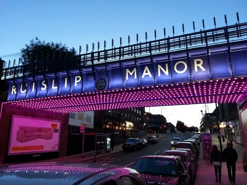 Historic rail bridge restored and with new lighting scheme installed