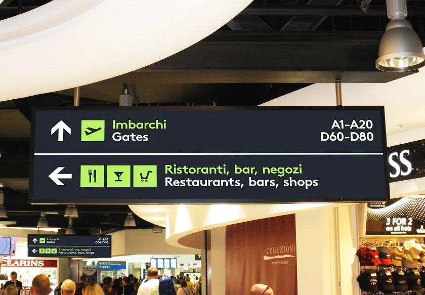 Concept wayfinding signage