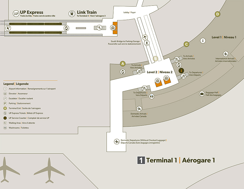 Map crop from Pearson Airport poster