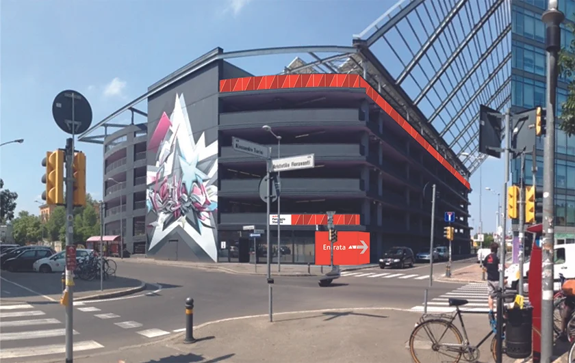 External signage and environmental graphics applications