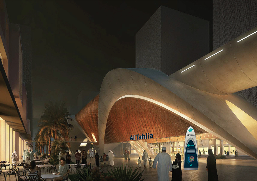Bid stage concept:station identification and wayfinding signage