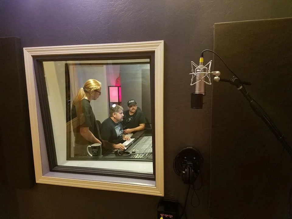 From the vocal booth