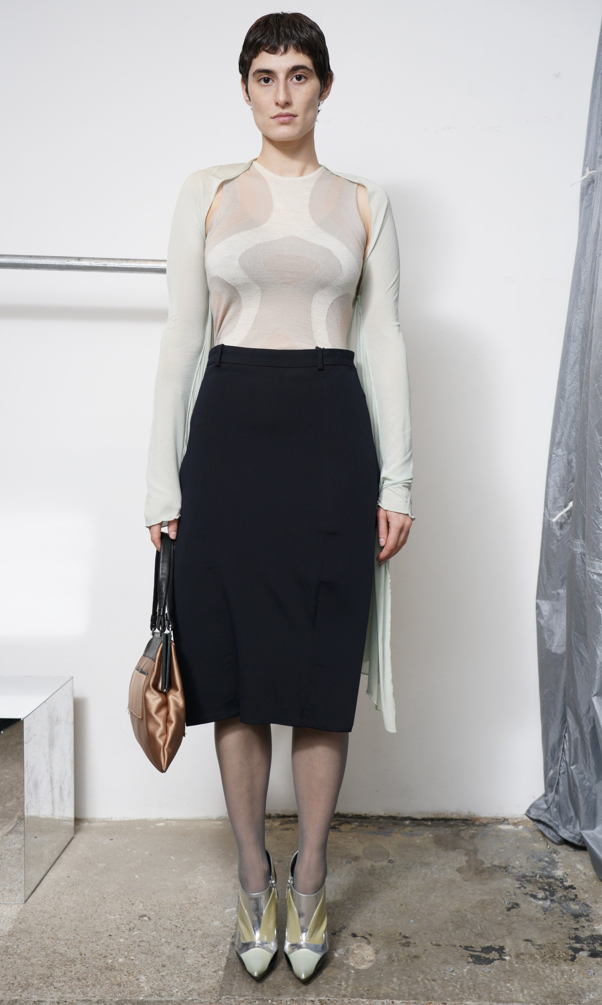 Maison Margiela Cape-Style Cardigan