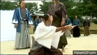 This is seppuku. Graphic, I know 🙈