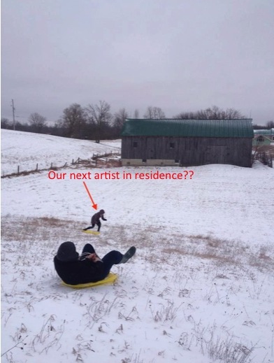 Sasquatch sighting on the sledding hill! .jpg