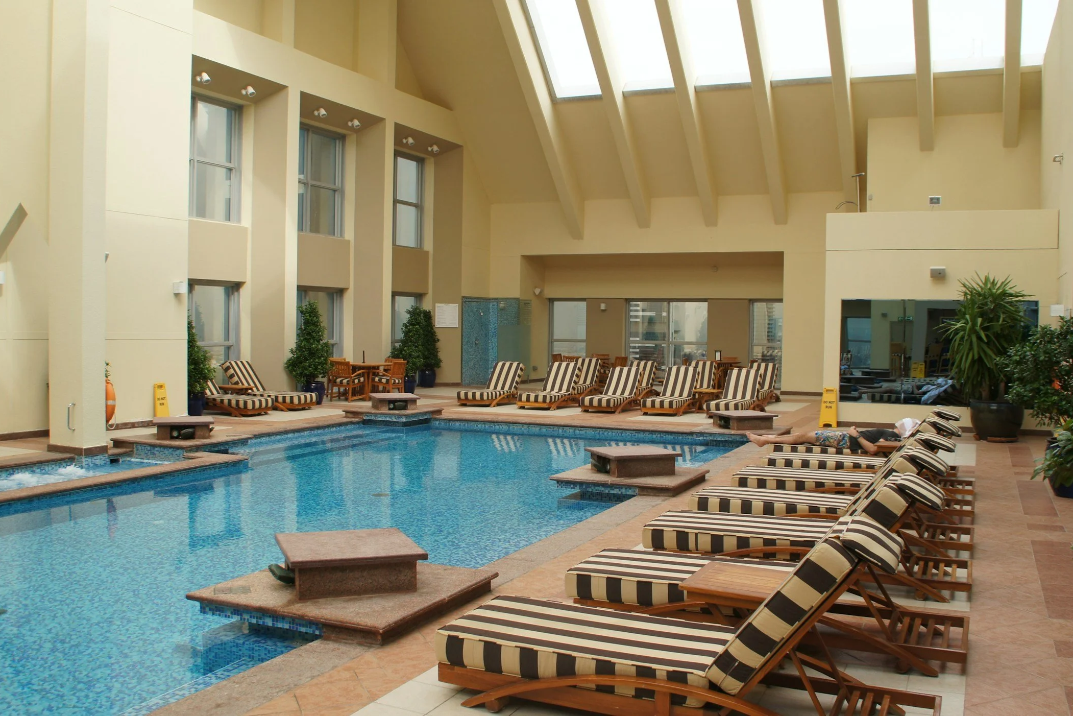 Hotel Indoor Pool Area
