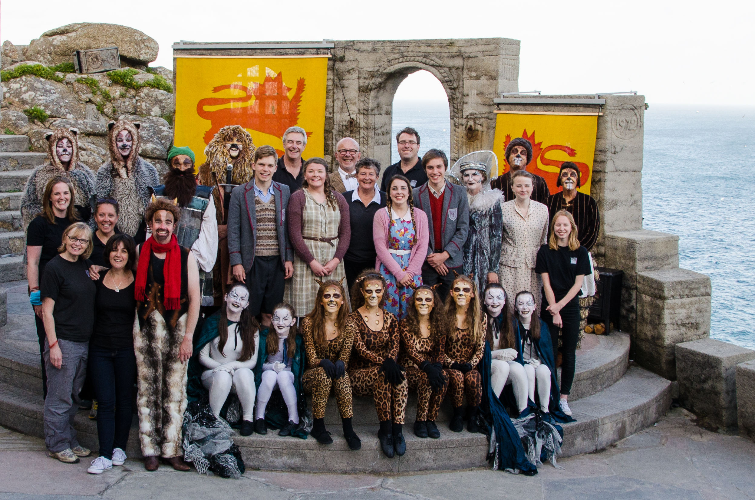 The cast and crew of The Lion, the Witch and the Wardrobe (2015)