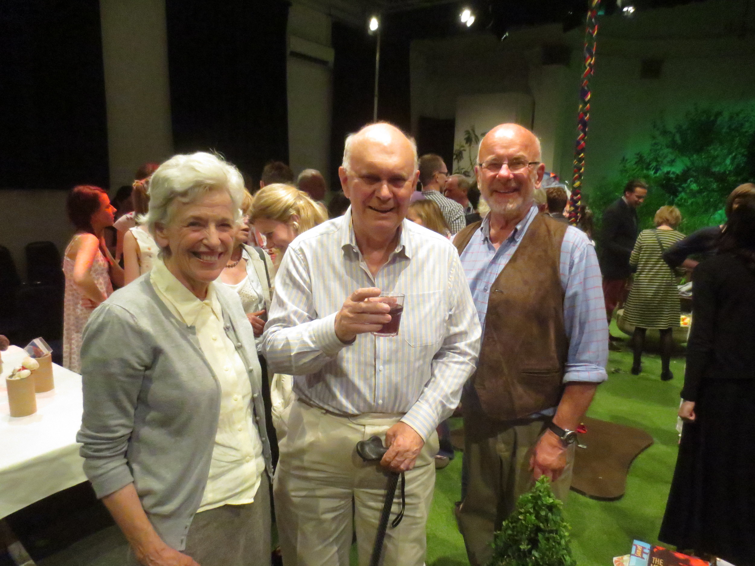 Sir Alan with cast from House and Garden