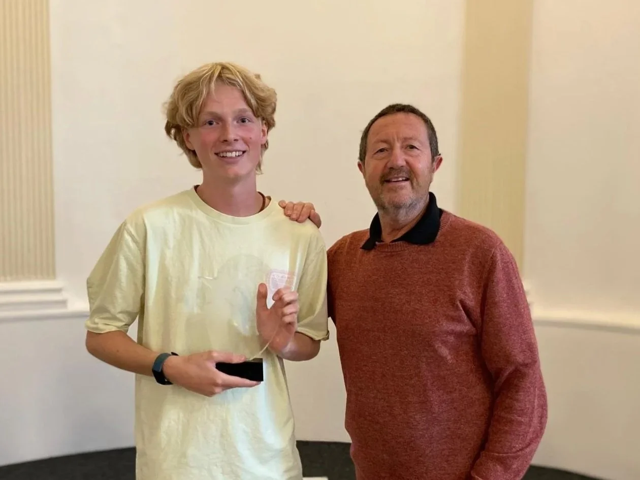 George Chivers with Alan Cassé