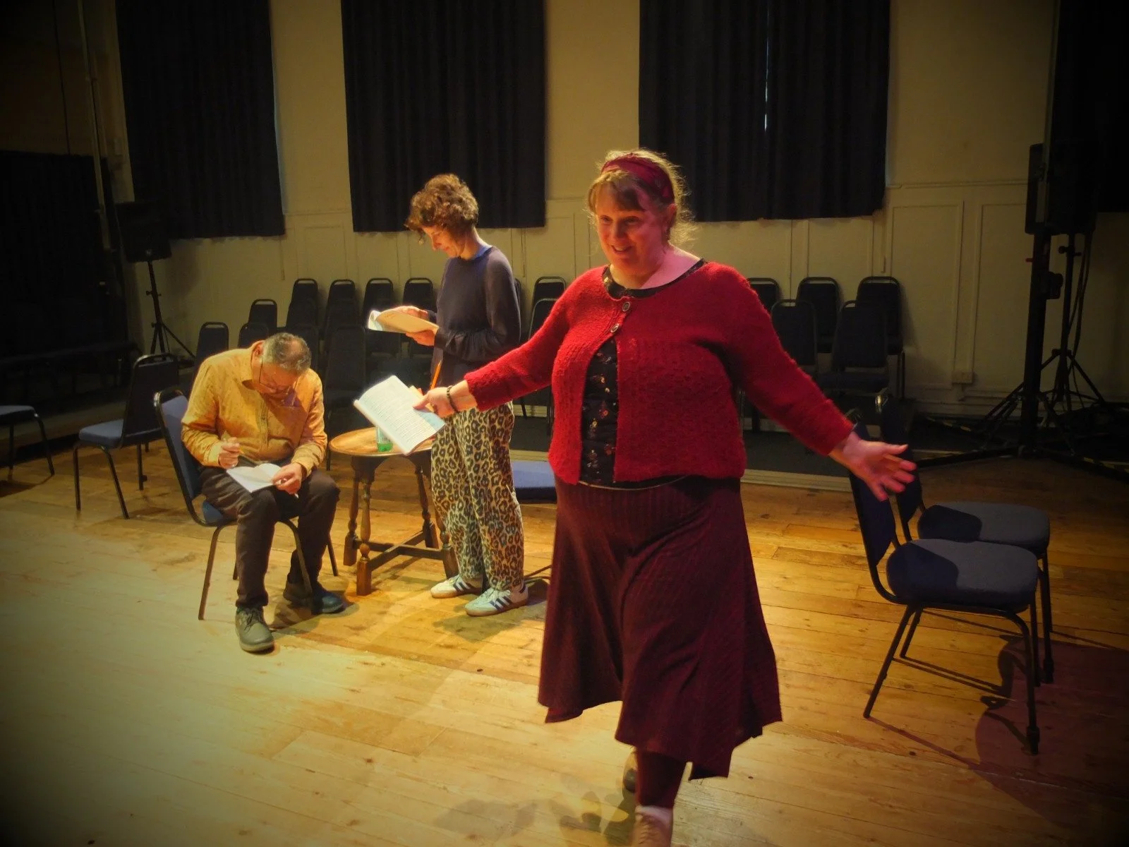 Claire Rumball - Director, Antonia White as Bella Manningham and Mayur Bhatt as Inspector Rough