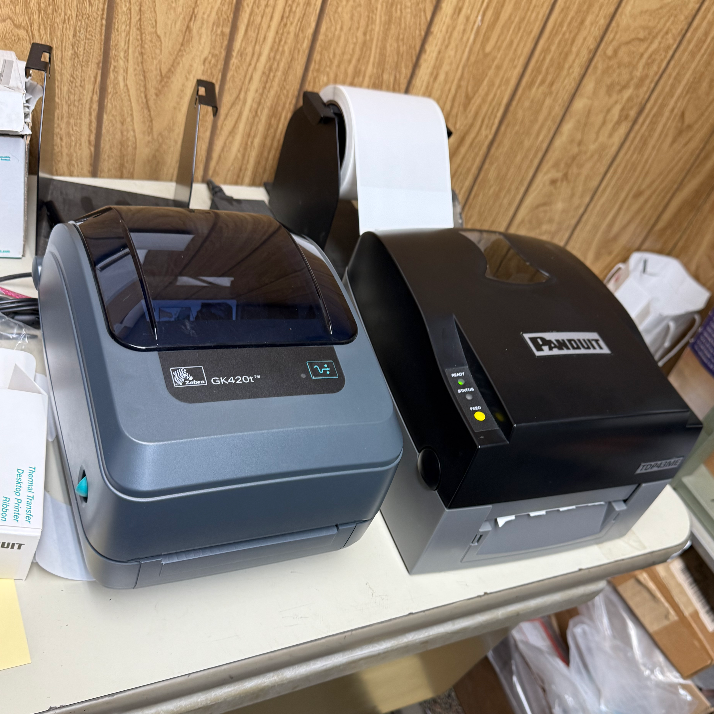 Thermal Label Printers - Zebra GX 420 & Panduit TDP43ME