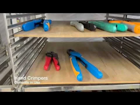 Hand crimpers - In Use