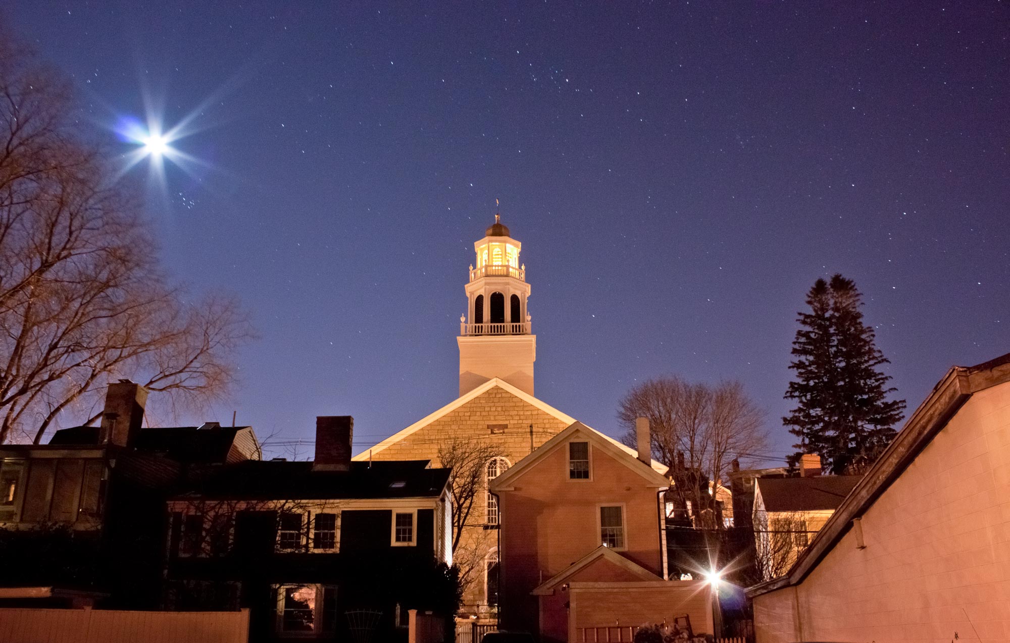 Old North Church ~ Starry Night