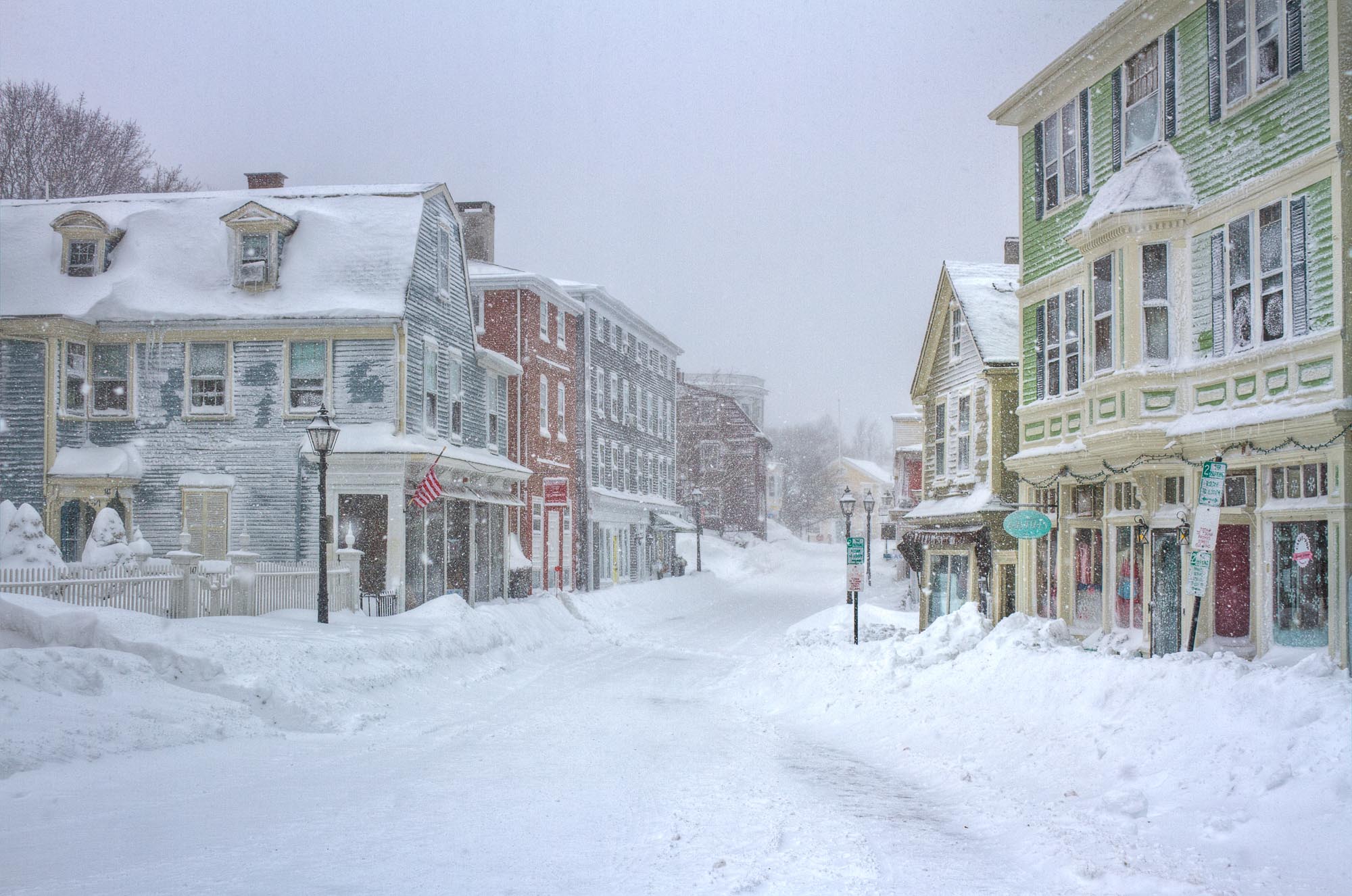 Blizzard on Washington Street