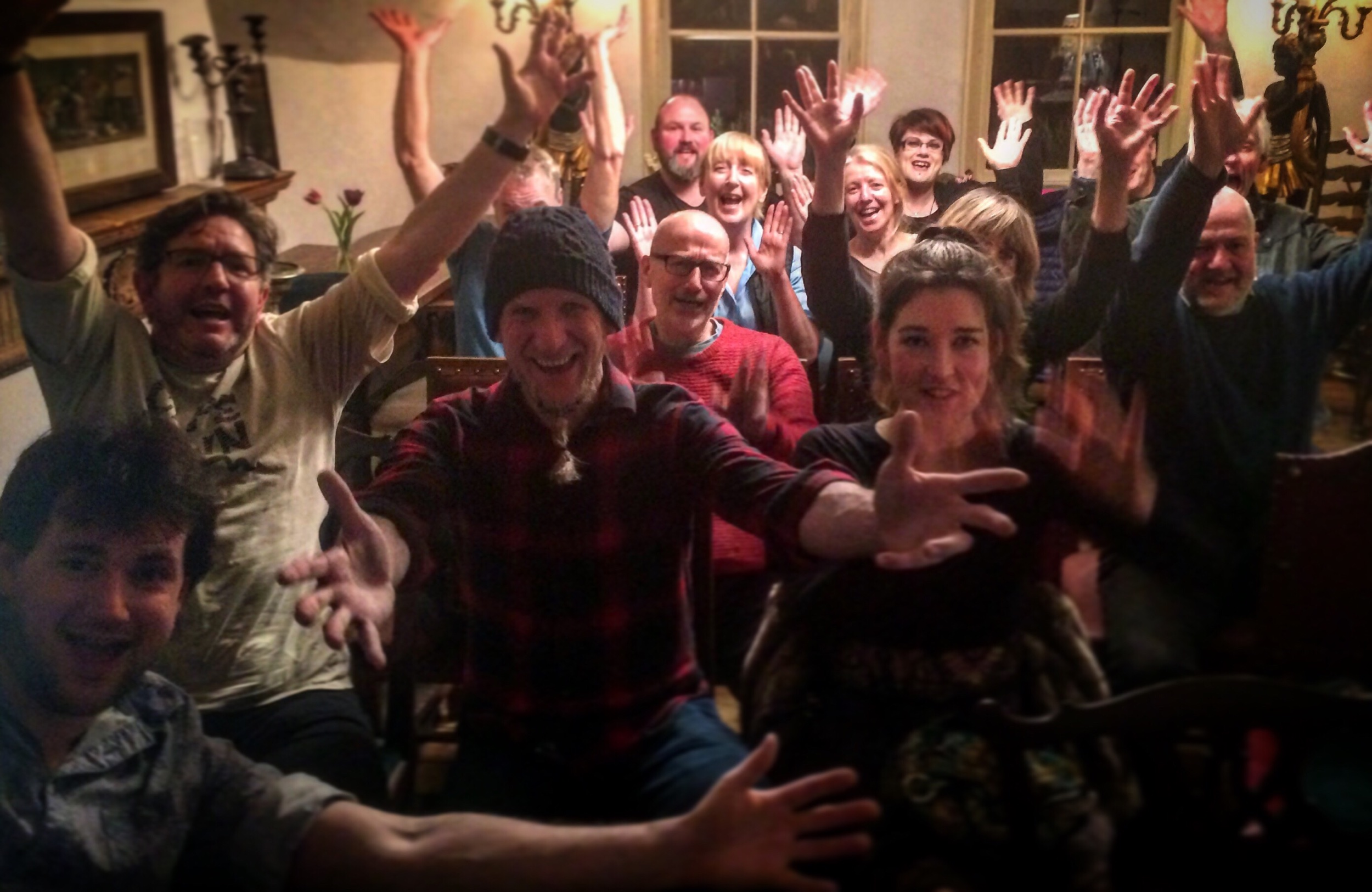 The audience at Three Swans, Frome