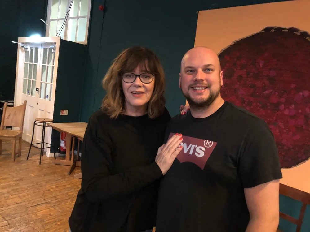 With Josie Lawrence