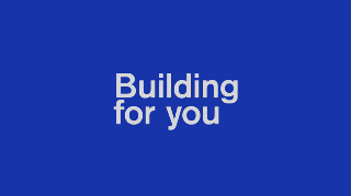 We hit upon the tagline of "Building for you." The DDC staff, which represents over 60 countries, helped us with translation. See the full video here .
