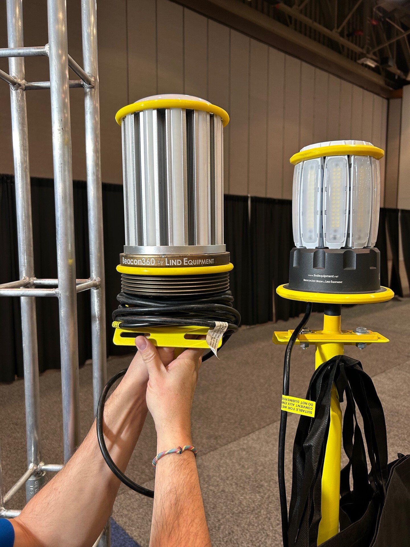 Wow, check out how far the Beacon 360 LED has come in the last five years! It's now smaller, lighter, and packs an even brighter punch. Get more light output with less bulk - it's the perfect solution for your construction site lighting! #Beacon360 #