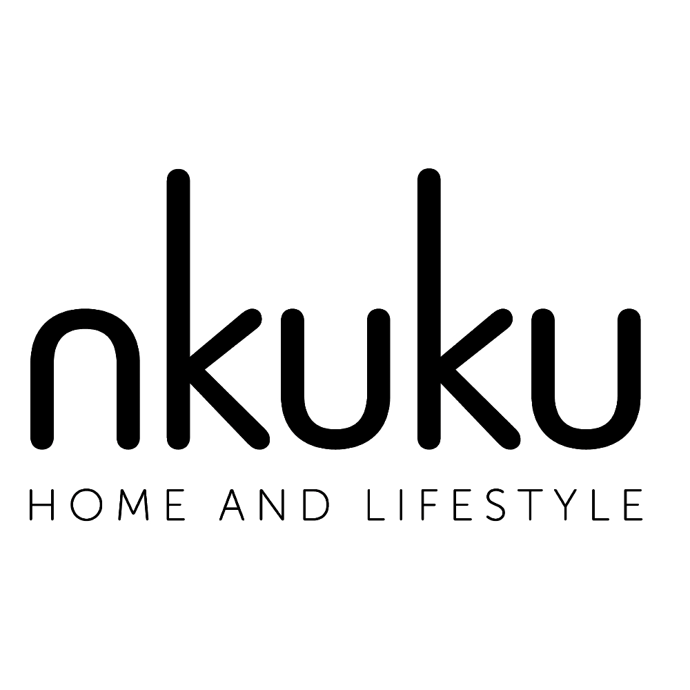 Logo for Akuku Home and Lifestyle featuring stylized text and a minimalist design.