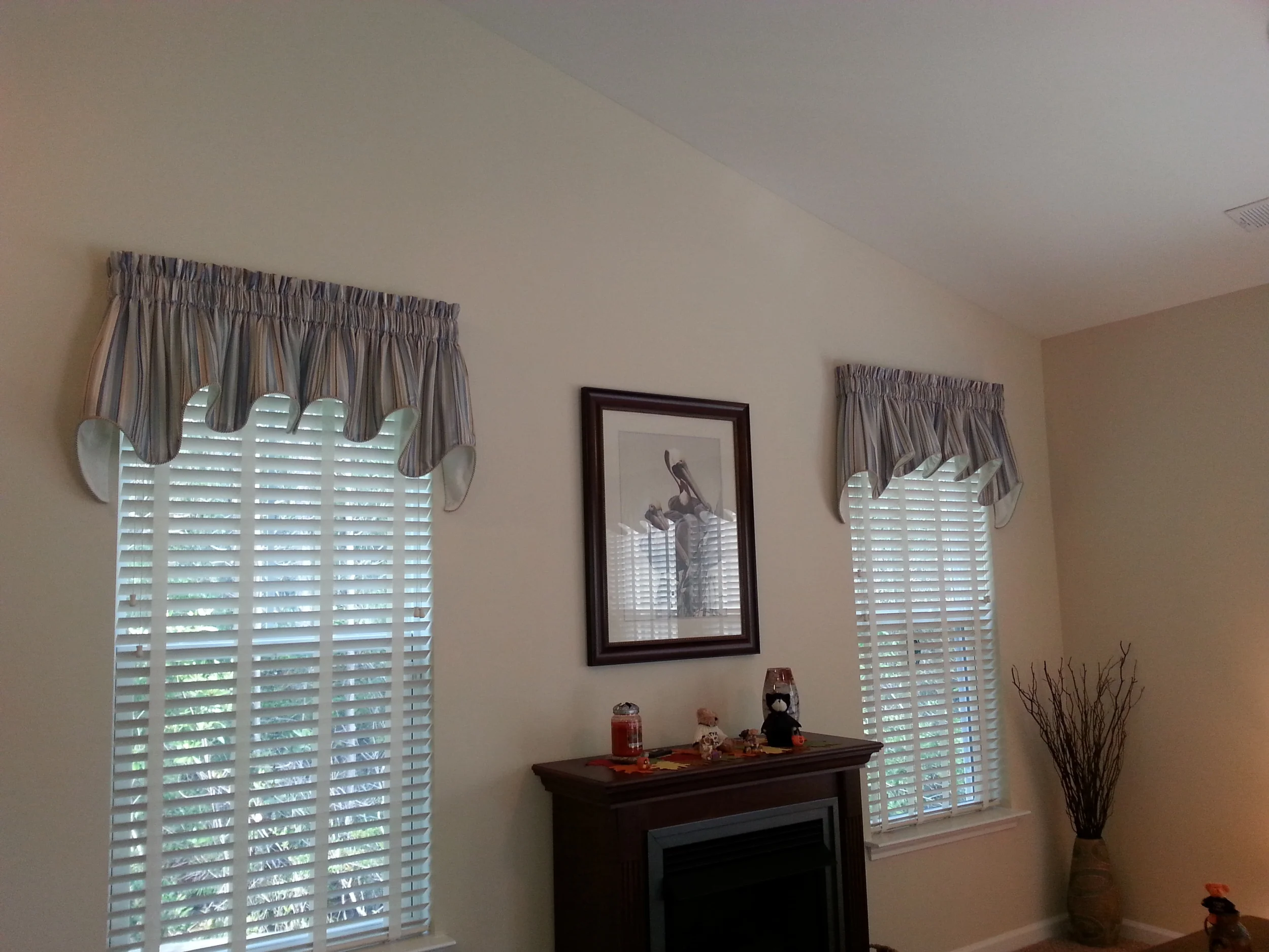 Striped Duchess Valance