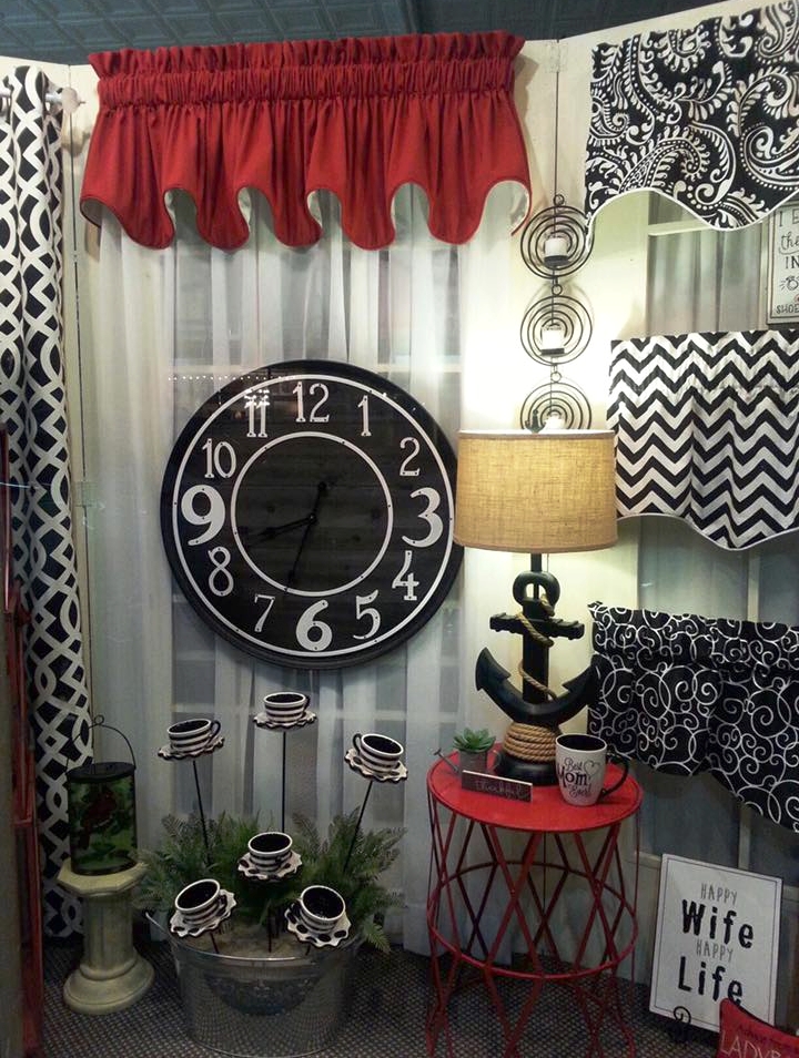 Front Window Display- Red and Black