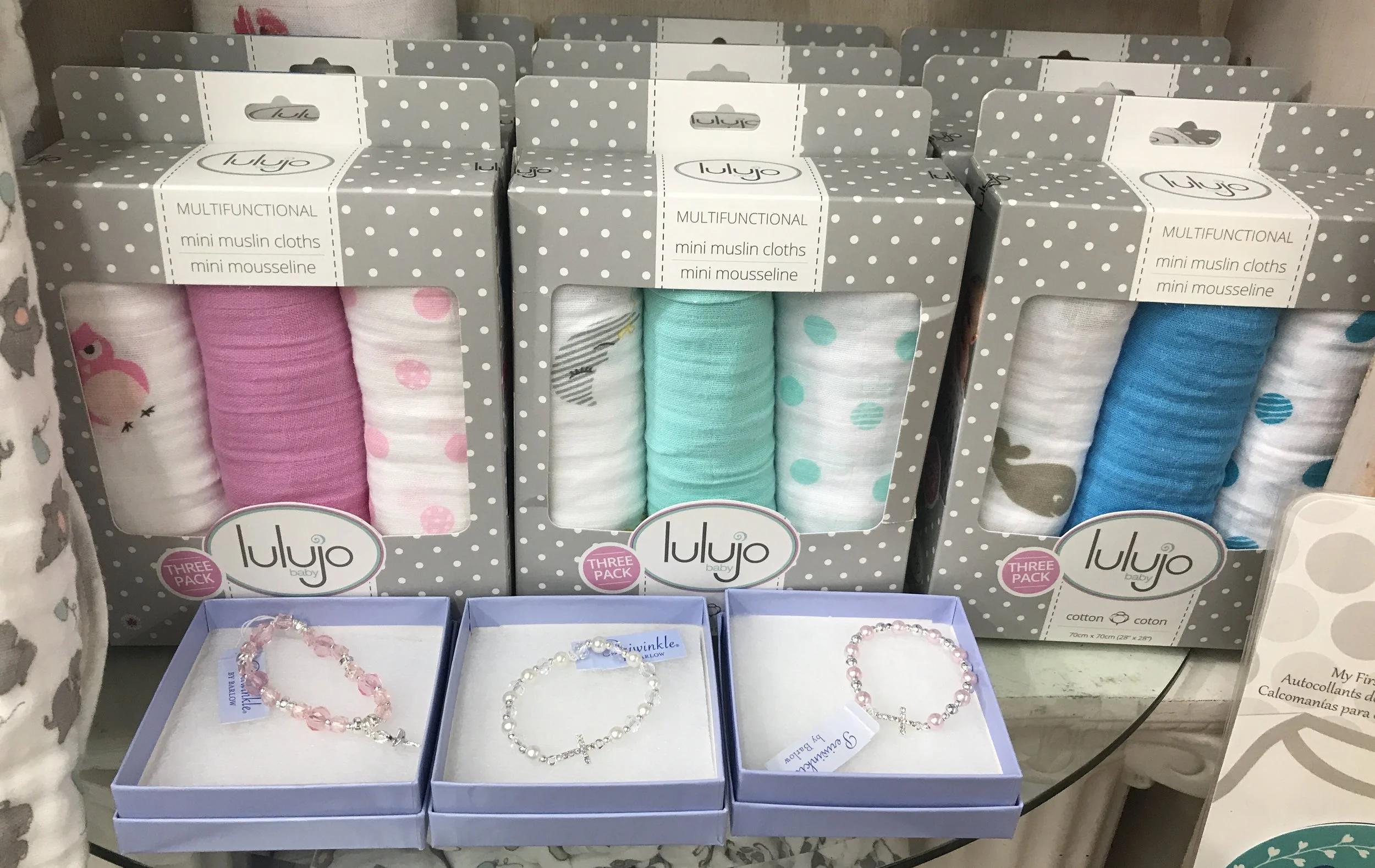 Mini Muslin Cloths - 3 Pack